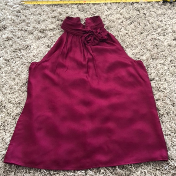 Marina Luna Tops - New 100%silk blouse/top, Marisa Luna, M, sleeveless& mock neck, pink